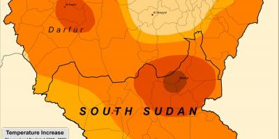 Mapa klimat Sudanu 